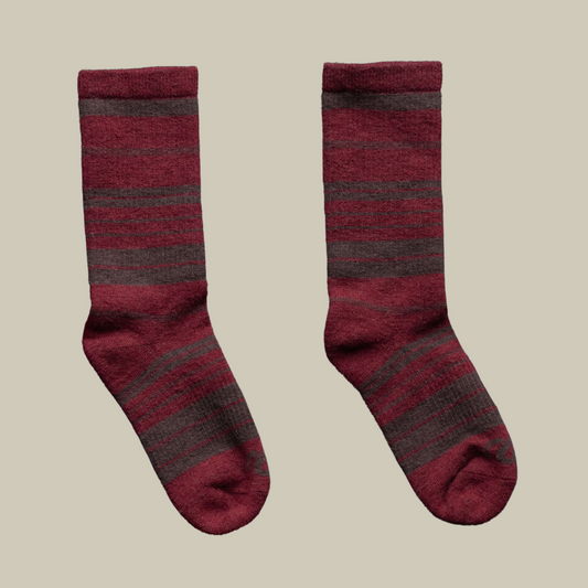 Striped Casual Crew Sock (+6 colors)