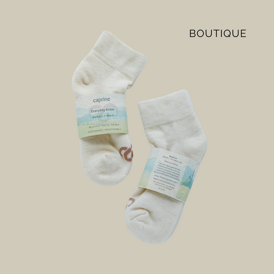 Ankle Socks - Natural White