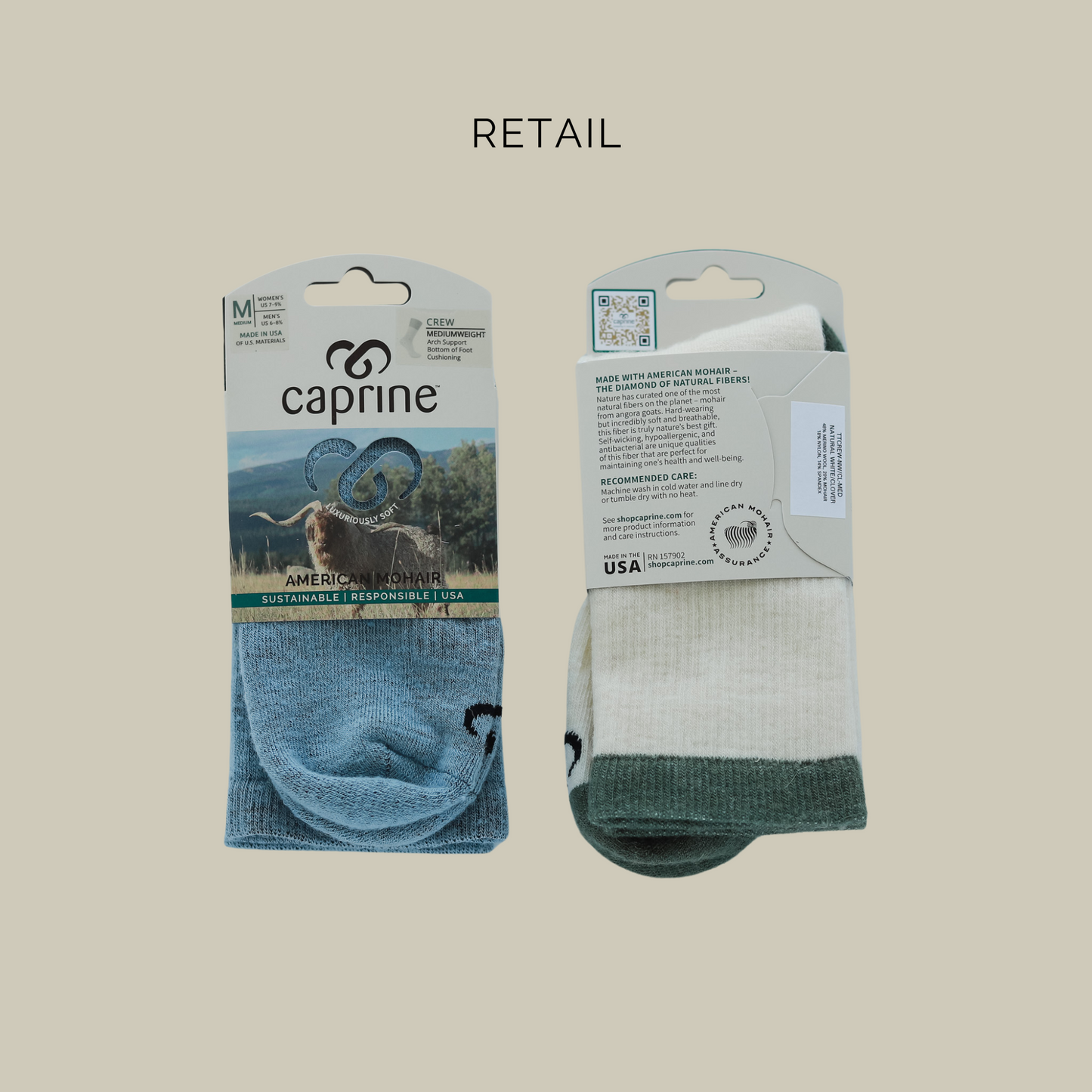 Solid Color Casual Crew Sock (+7 colors)