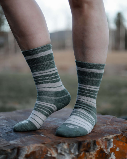Striped Casual Crew Sock (+6 colors)