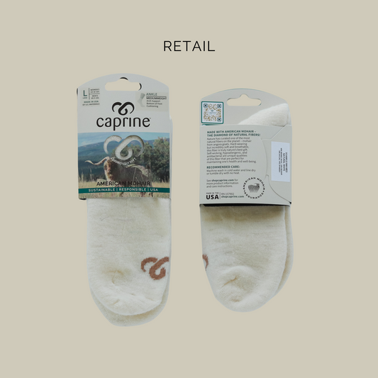 (NEW) Ankle Socks - Natural White