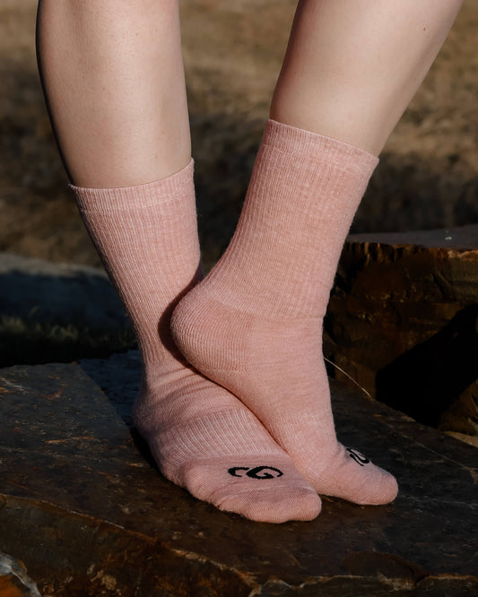 Solid Color Everyday Crew Sock (+7 colors)